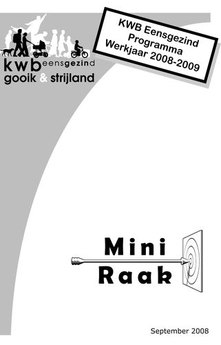 Kaft van Mini Raak 200809